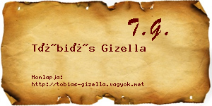 Tóbiás Gizella névjegykártya